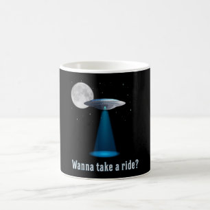 Ufo Alien Science Fiction Space Sci-Fi Funny Gift Kaffeetasse