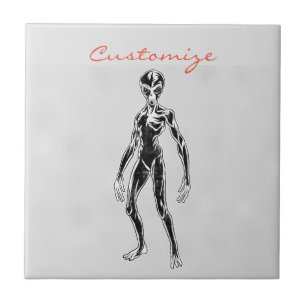 UFO Alien Thunder_Cove Fliese