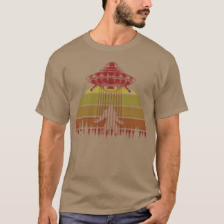 UFO-Alien-Wald-Fantasie-Familie T-Shirt