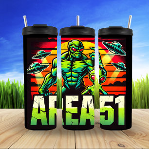 UFO Anlandung im Gebiet 51 Thermosbecher