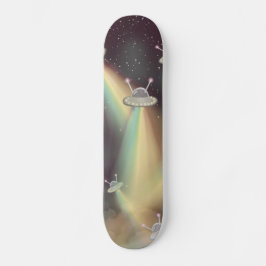 UFO Attack Earth Skateboard