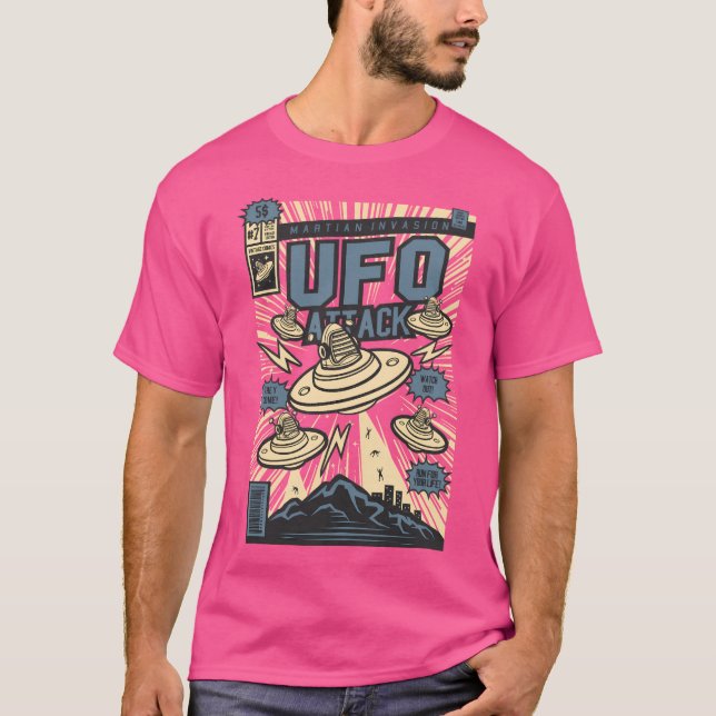 Ufo Attack T-Shirt (Vorderseite)