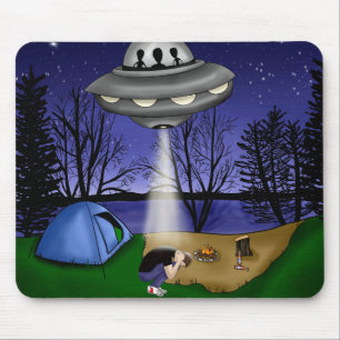 UFO-Außerirdische Entführung Alien Mousepad