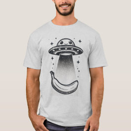 UFO Banana - Alien Snack Entführung T-Shirt