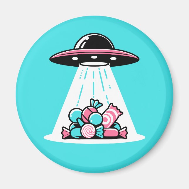 UFO Candy Magnet (Vorne)