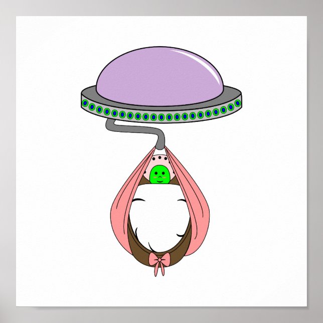 UFO Carry Baby Pink Poster (Vorne)
