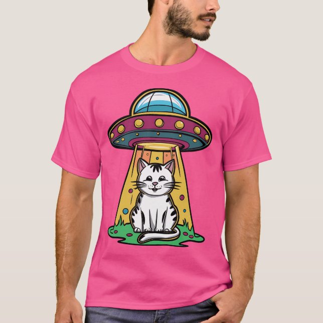 Ufo Cat T-Shirt (Vorderseite)