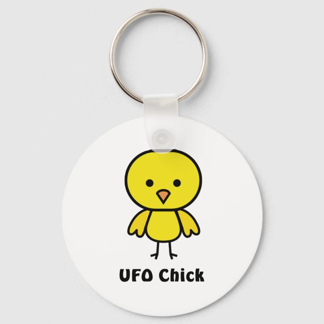 UFO Chick Schlüsselanhänger (Vorderseite)