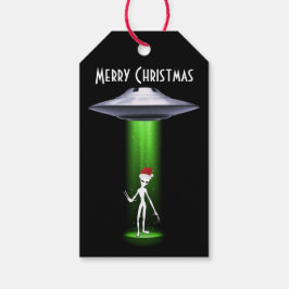 UFO Christmas 🛸 Alien Geschenkanhänger