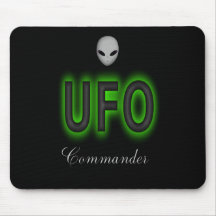 UFO Commander Mouse Pad