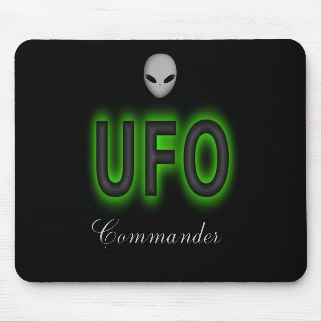 UFO Commander Mouse Pad Mousepad (Vorne)