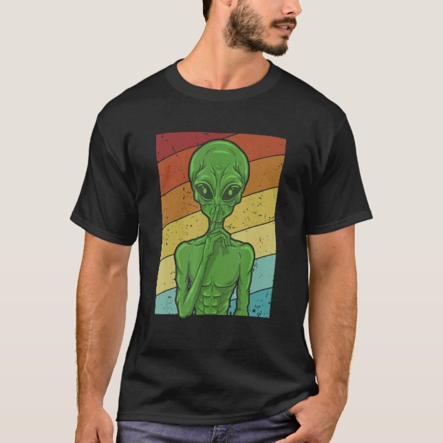UFO Conspiracy Alien Alien Conspiracy Theoryist T-Shirt (Vorderseite)