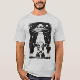 UFO Cow - Begegnung mit Quirky und Fun Alien T-Shirt