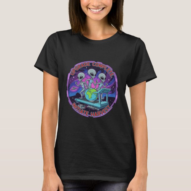 UFO Crime Committee: Planet Harvest T-Shirt (Vorderseite)