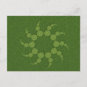 UFO Crop Circles Postkarte