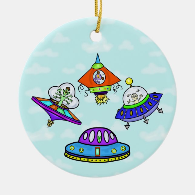 UFO Day Ornament (Vorne)
