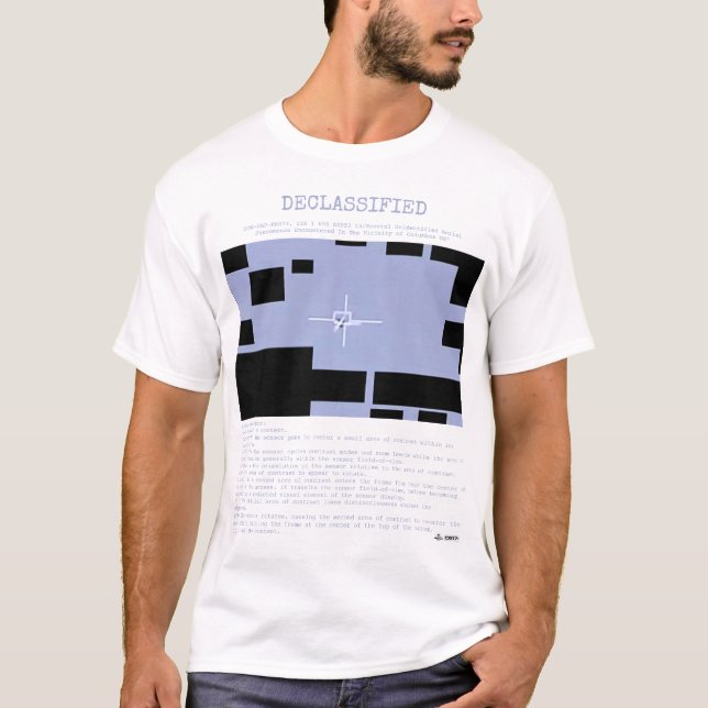 UFO - DeclassifiedDOW-UAP-PR073, IIR 1 655 S0053 2 T-Shirt (Vorderseite)