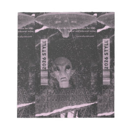UFO-Design Notizblock