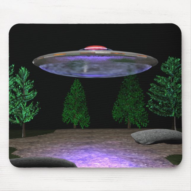 UFO Digital Art Mousepad (Vorne)