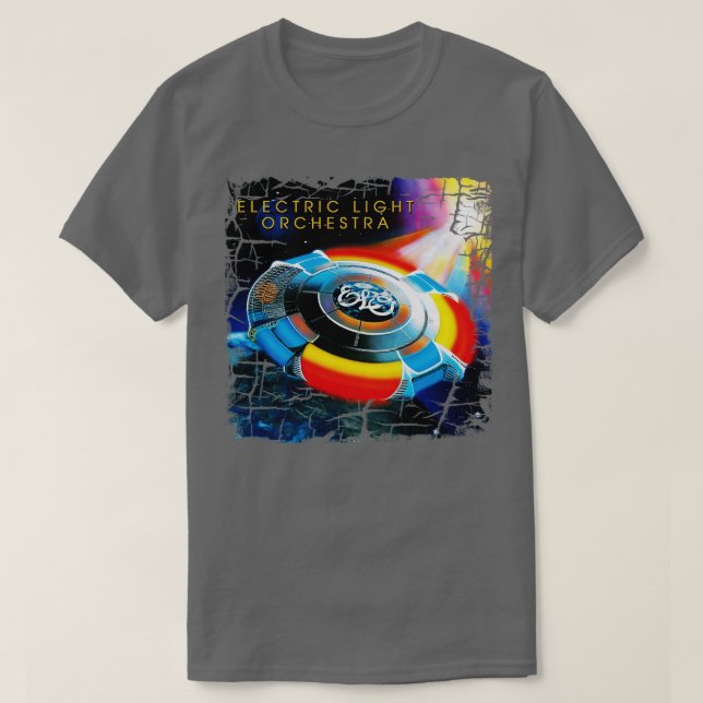 Ufo Elo Vintag Tapestry T-Shirt (Design vorne)