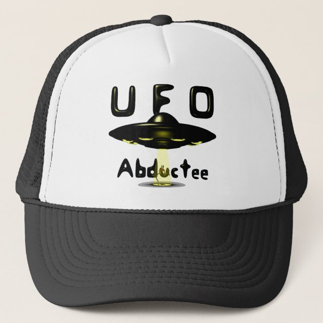 UFO-Entführte-Hut Truckerkappe (Vorderseite)