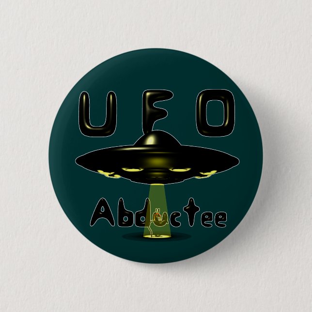 UFO-Entführte-Knopf Button (Vorderseite)