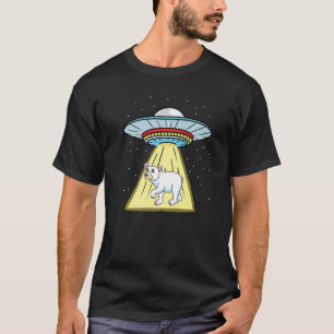 Ufo Entführung Niedlicher Polar-Bär T-Shirt