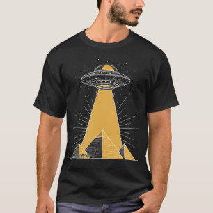 Ufo Entführung Pyramide Alien Strahl Sci Fi Ufo T-Shirt