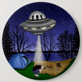 UFO Extraterrestrische Alien der Entführung Button