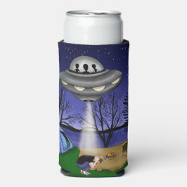 UFO Extraterrestrische Alien der Entführung Selters Dosenkühler