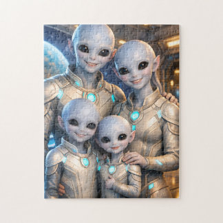UFO-Familie Puzzle