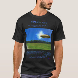 UFO - FBI-Enthüllung SEP23SichtungKombinierteSkizz T-Shirt