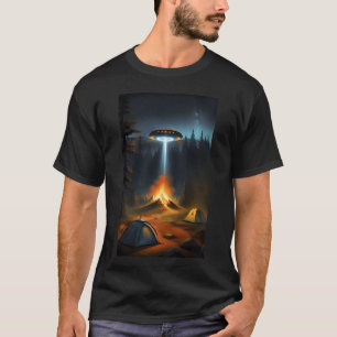 UFO-Feuer Campingfreunde T-Shirt