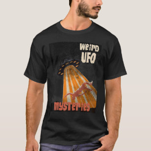 Ufo-Fliegende Untertasse Invasion 1950er Science-F T-Shirt