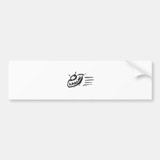 UFO - Fliegende Untertasse - Raumschiff Autoaufkleber