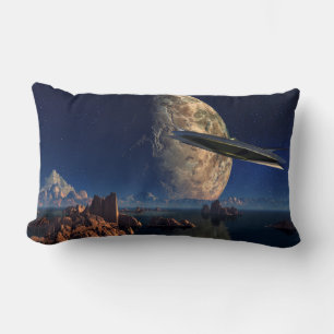 UFO - Foreign World - SciFi Landcape Lendenkissen