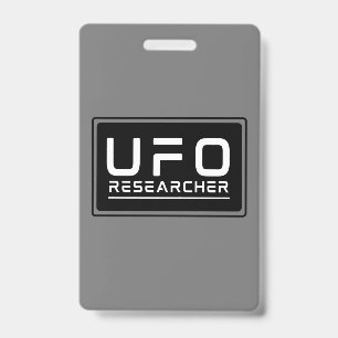 UFO-Forscher Paranormaler Ermittler Aliens  Ausweis