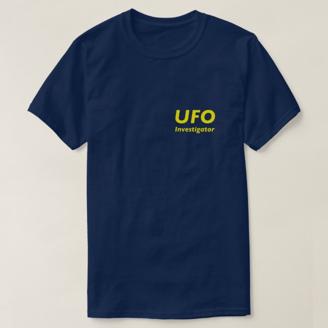 UFO-Forscher T-Shirt (Design vorne)