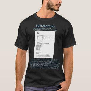 UFO - Freigegeben DOS.UAP C2, KASACHSTAN JAN1984 T-Shirt