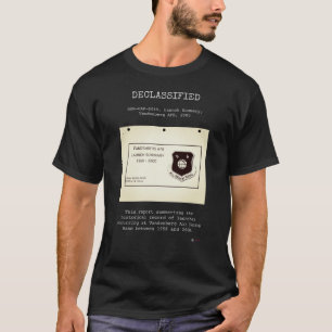 UFO - Freigegebene DOW-UAP-D049, LS,Vandenberg AFB T-Shirt