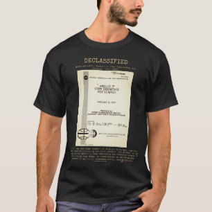 UFO - freigegebenes NASA-UAP-D005, Apollo17 CDFS19 T-Shirt