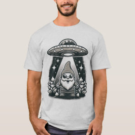 UFO Garden Gnome - Begegnung mit Quirky und Fun Al T-Shirt