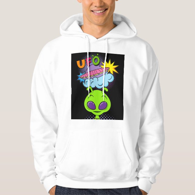 UFO GIRL HOODIE (Vorderseite)