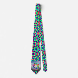 UFO Green Star Krawatte