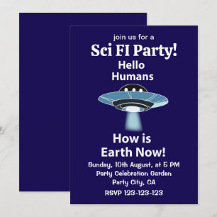 UFO Hallo Menschen Wie geht es auf der Erde jetzt Einladung