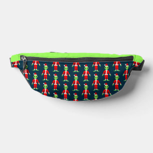 UFO Ho Pater Weihnachtszeit Alien Gemustert Bauchtasche