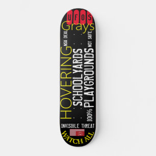 UFO HOVERING GRAYS Skateboard