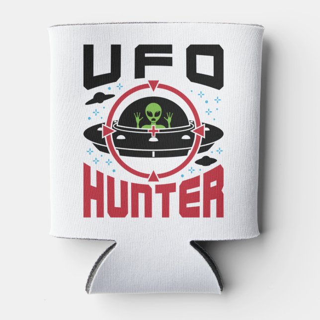 UFO Hunter Dosenkühler (Vorderseite)