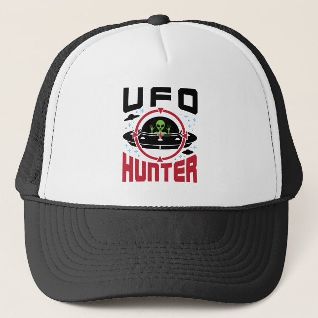 UFO Hunter Truckerkappe (Vorderseite)