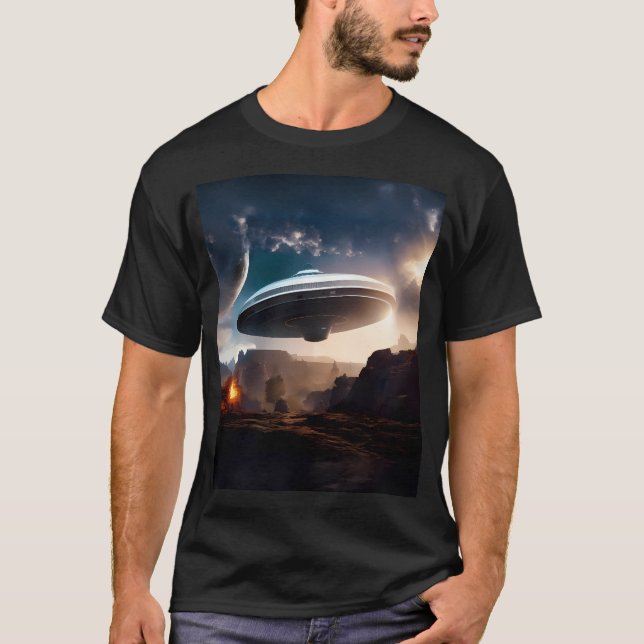 Ufo ich Wollte zu glauben T-Shirt (Vorderseite)